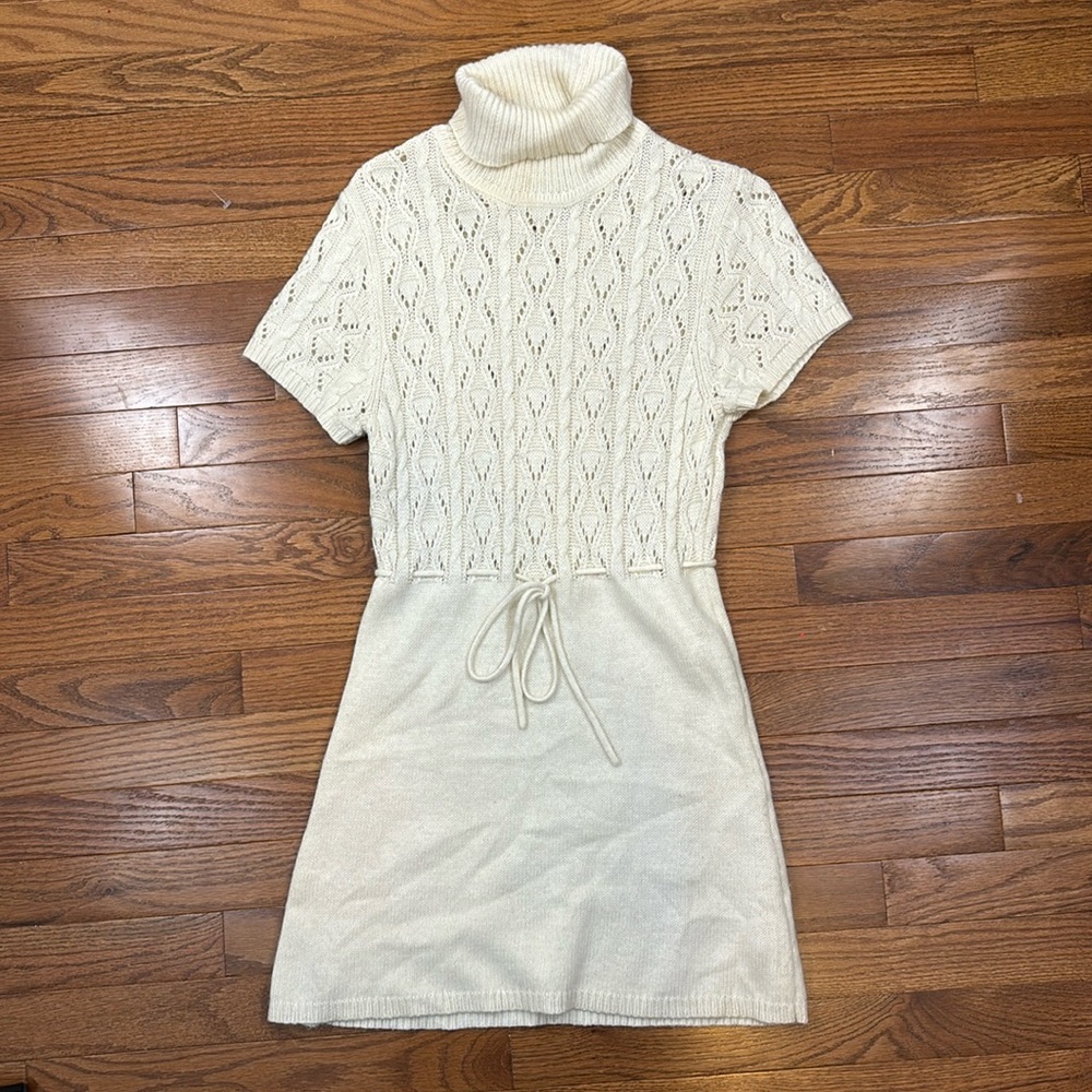 Michael Kors cream colored sweater dress. Women’s size Medium.